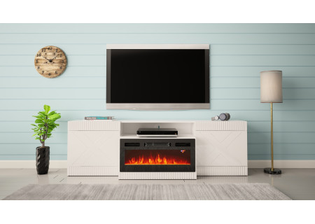 TV STAND 200CM WITH FIREPLACE EXCELENTE 01