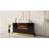 SIDEBOARD 170CM WITH FIREPLACE MERCADO 01