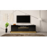 TV STAND 195CM WITH GOLD INSET MERCADO 3