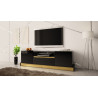 TV STAND 195CM WITH GOLD INSET MERCADO 3