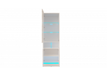 VITRINE 180CM WITH LED STRIP AND GLASS DOOR - DISPARO 1