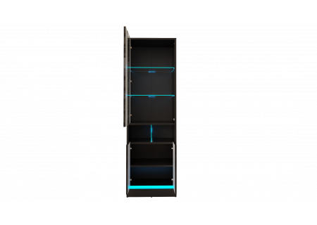 VITRINE 180CM WITH LED STRIP AND GLASS DOOR - DISPARO 1