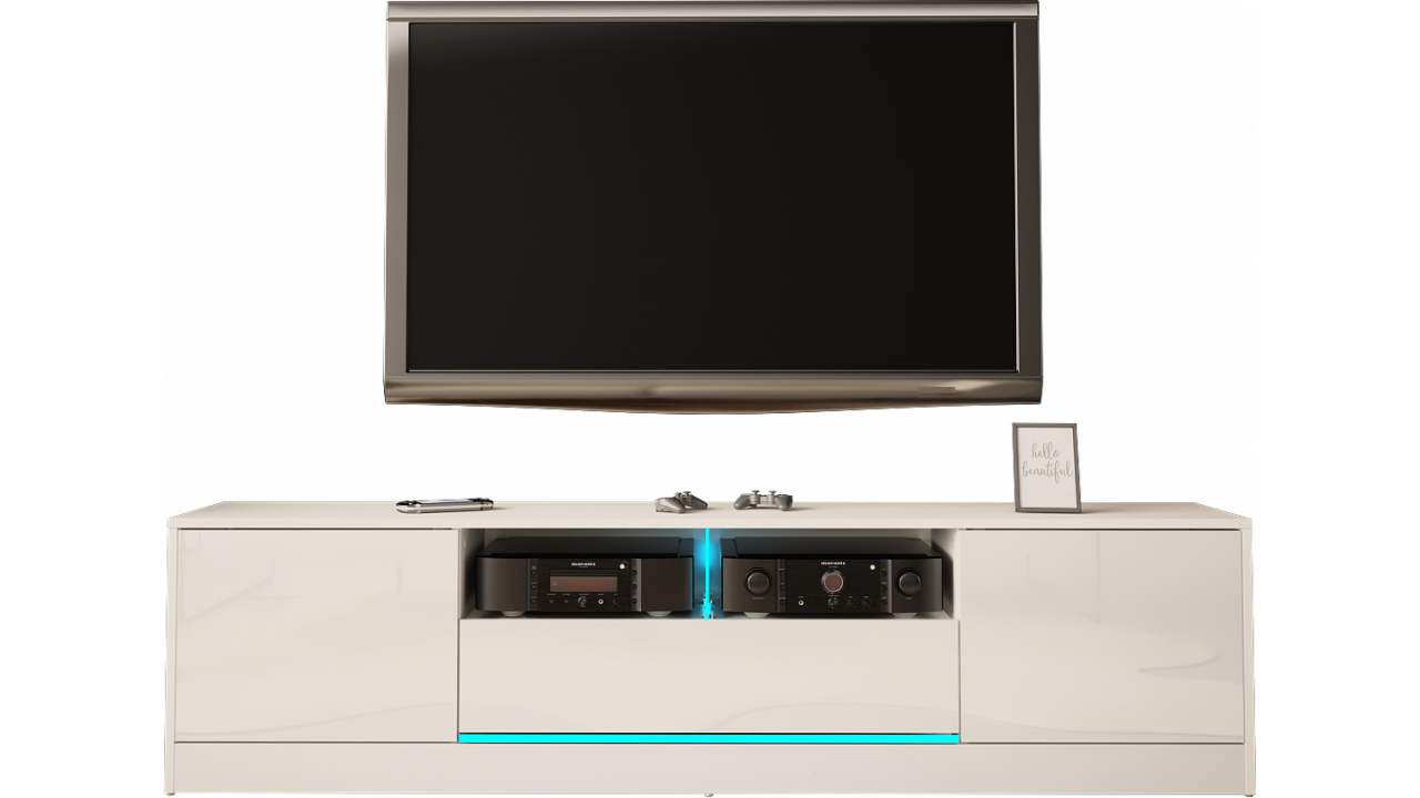 TV STAND 200CM WITH LED STRIP - DISPARO 2